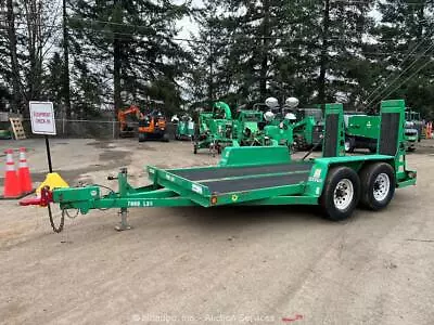 2013 Best Trailer Inc EQ80X14 14' T/A Flatbed Equipment Utility Ramps Bidadoo • $2000