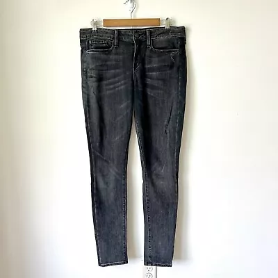 VINCE Black Tuxedo Stripe Dylan Skinny Ankle Jeans—SZ. 30 • $50