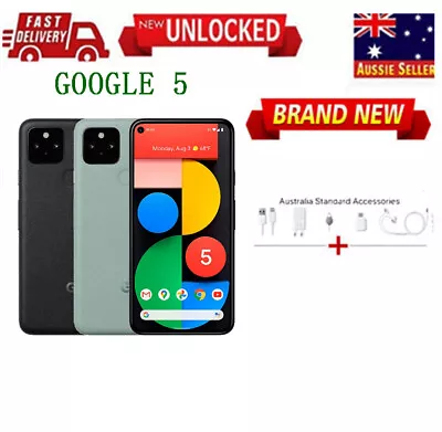$509.99 • Buy New Sealed Google Pixel 5 5G 128GB Unlocked  [AU Stock]  1Yr Wty