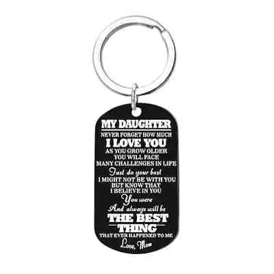 Never Forget How Much I Love You Son/Daughter Mom/Dad Keychain • $6.99