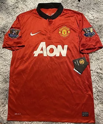 FC MANCHESTER UNITED 2013/14 Home Match Issue Jersey Giggs 11 Eng Premier League • $220.04