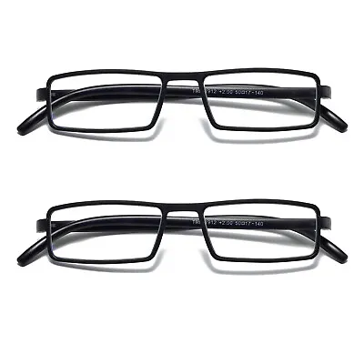 2PK Mens Womens Unisex Unbreakable Reading Glasses Blue Light Blocking Readers • $9.29