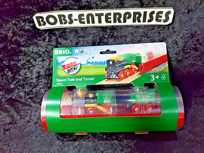 Brio 33892 Steam Train And Tunnel 3+ NEW Steam Engine / Tender & Tunnel 3 Pieces • $24.99