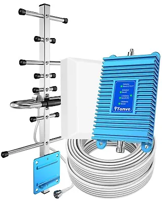 Home  5 Band Cell Phone Signal Booster Verizon Network Extender Signal Booster • $89.99