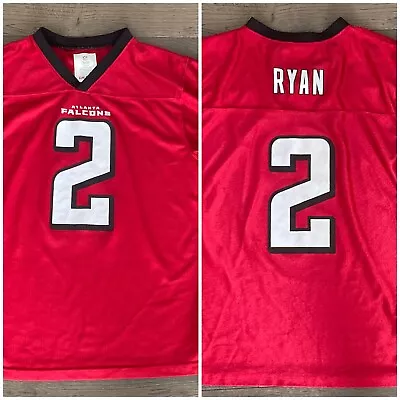 Matt Ryan Atlanta Falcons #2 Jersey Youth Boys Size XXL/18 Red - FREE SHIP! • $11.88