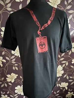 Black Bacardi Bat Logo T Shirt Size Men’s L Large • £17