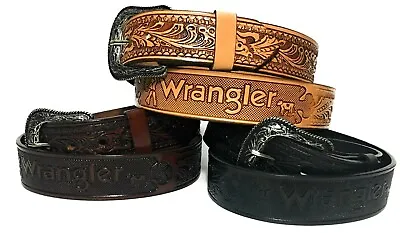 MEN'S WESTERN LEATHER BELT.1.5 Inch Wide HAND CRAFTED COWBOY RODEO BELT • $22.99