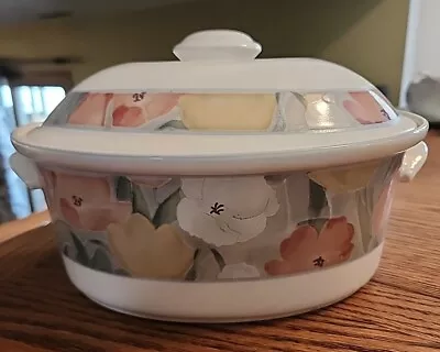 Mikasa Cezanne Covered Oval Casserole • $24