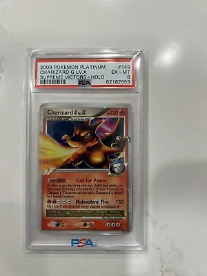 Pokemon Charizard G Lv.x 143 Psa 6 • $100