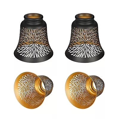 Ceiling Fan Replacement Globes 4 Pack Chrysanthemum Pattern Fixture Replacem... • $46.90