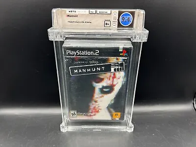 1st Print Manhunt Sony PS2 WATA 9.4 B+ FACTORY SEALED RARE VGA • $349.99