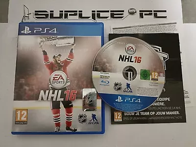 NHL 16 2016 - PS4 - Game Fr Pal - Forjob Toul -  Test Ok • $18.35