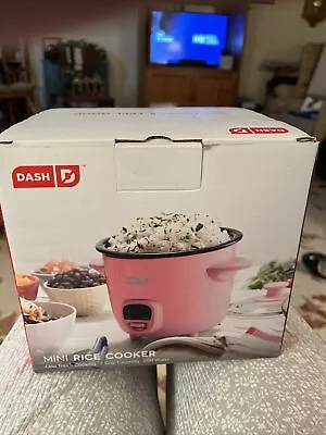 DASH Mini Rice Cooker Steamer With Removable Nonstick Pot 2 Cup Capacity NEW I • $26