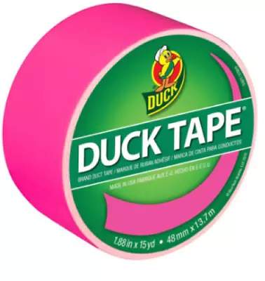 Color Duck Tape® Brand Duct Tape - Neon Pink 1.88 In. X 15 Yd. • $15.89