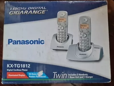 Panasonic Cordless 6822 Phone Twin Pack KX-TG6822 • $68