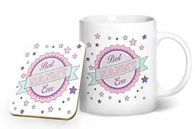 Best Nanny Ever - Mug & Coaster Gift Set By BWW Print Ltd • £9.99