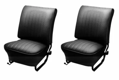 $220.36 • Buy 1958 - 1964 VW Volkswagen Bug Beetle Slip On Front Seat Upholstery, Black