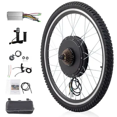 26  36V Rear Wheel Electric Bicycle Conversion Kit E-bike Hub Motor For V-shaped • £149.99