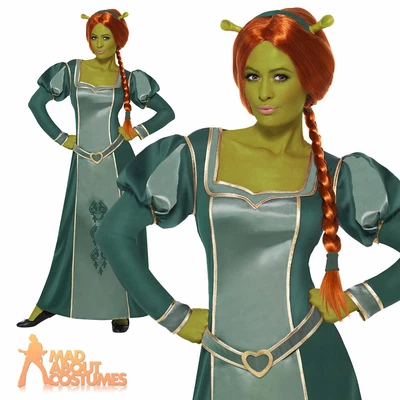 £50.99 • Buy Shrek Fiona Costume + Wig Princess Ogre Ladies Book Week Day Fancy Dress Outfit