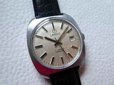 Beautiful Elegant Very Rare Vintage LANCO Men's Dress Watch From 1970's Years! • $6.50