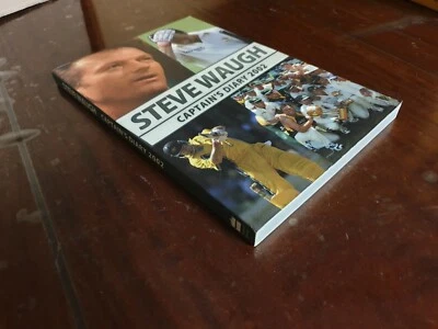$39 • Buy STEVE WAUGH'S CAPTAIN'S DIARY 2002 SIGNED AUTOGRAPH Cricket Book ~ Handsigned
