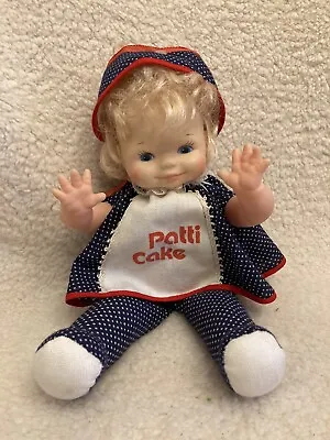 Vintage Eegee Goldberger Patti Cake  Baby Doll Vinyl Face & Arms - Cloth Body • $23