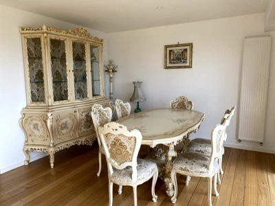 $6900 • Buy SILIK Italian Baroque Dining Room Set Table, Chairs And Matching Buffet