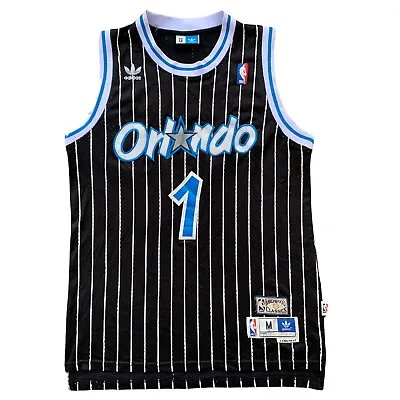 Adidas Hardwood Classics Orlando Magic Tracy McGrady Jersey Black Mens MED L-2 • $49.97