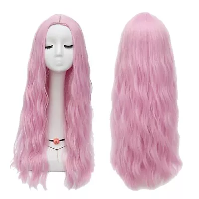 Lolita Fluffy Heat Resistant Long Curly Halloween Japan Cosplay Wig UK Xmas • £12.99