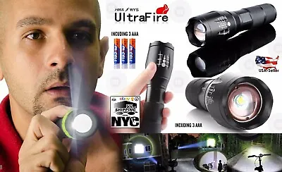 10000LM CREE XM-L T6 LED Zoomable Flashlight 18650/AAA 5-Mode TRTorch Lamp Light • $11.99