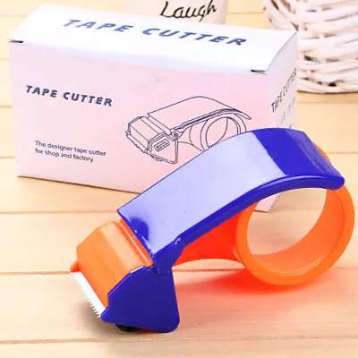 Heavy Duty Tape Dispenser Metal Hand Packing Gun Parcel Packaging Tool 4.5-5cm • £6.89