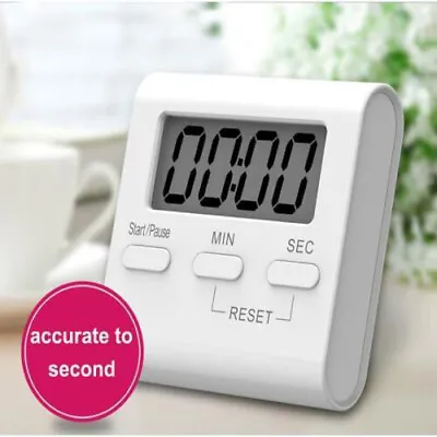 Loud Digital Kitchen Timer Magnetic Alarm For Cooking Count Down Clock Timers • £3.90