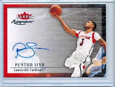 2013-14 Fleer Retro Autographics Peyton Siva Louisville  • $3.64