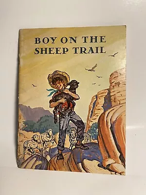 Vintage 1961 Paperback Mid Century SRA Pilot Library Boy On The Sheep Trail Rare • $15.36