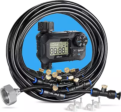 HOMENOTE Automatic Misting Cooling System With Timer 91.8FT(28M) Misting Line + • $86.70