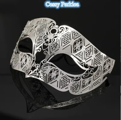 SN-A12 Luxury Couple Metal Crystal Venetian Party Masquerade Masks W/ Rhinestone • $11.60