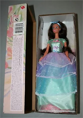 Avon Spring Tea Party Barbie Brunette Caucasian Mattel 1997 New Nrfb #161771 • $24