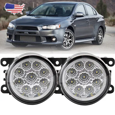 Pair Fog Light Driving Lamp LED H11 Bulbs 110W Right & Left Side Car Accessories • $21.82