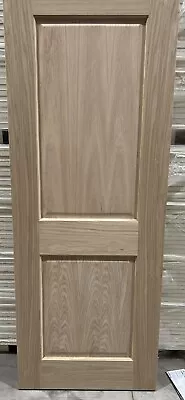 CAMBRIDGE WHITE OAK 2 PANEL DOORS 1981mm X 762mm X 35mm WILL SELL FAST !!! • £64.99