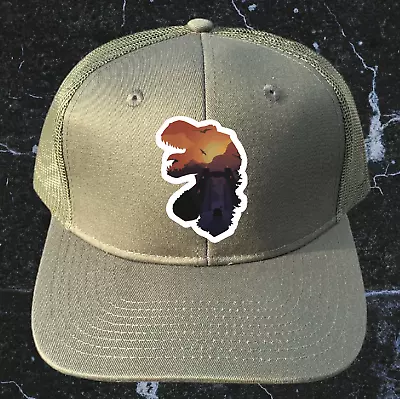 T-Rex Nature Snapback Hat 13 Color Options Baseball Trucker Dinosaur NEW • $19.99