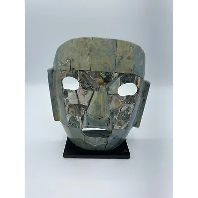 Abalone Aztec Style Mask Mexican Art Home Decor Accent • $24.75