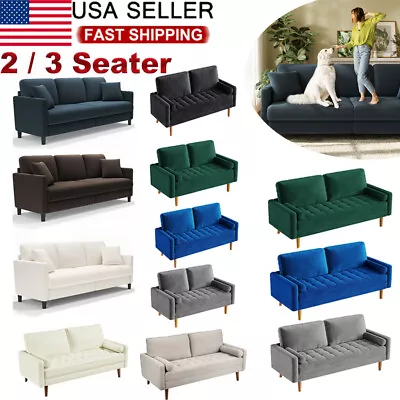 2/ 3 Seater Modern Sofa Modern Couch Love Seat Settee Room Apartment Home Office • $239.99