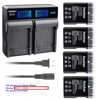 Kastar Battery LCD Rapid Charger For Nikon D5100 D5200 D5300 D3100 D3200 D3300 • $18.99