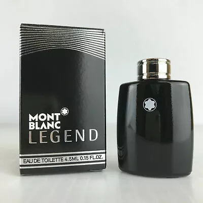 Mont Blanc Legend Men Cologne Mini Splash .15 Oz 4.5 Ml New In Box • $14.95