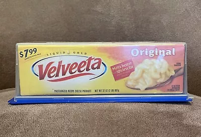 Vintage Velveeta Cheese Keeper 2 Lb Kraft Storage Container Plastic Blue  USA • $9.99