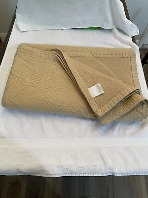 Restoration Hardware Queen Size Biege Coverlet Bedspread Blanket • $129
