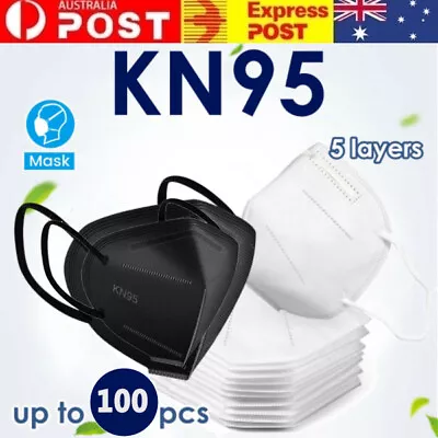 10/50/100Pcs KN95 N95 P2 Disposable Face Mask Respirator Protective Mask 5 Layer • $20.95