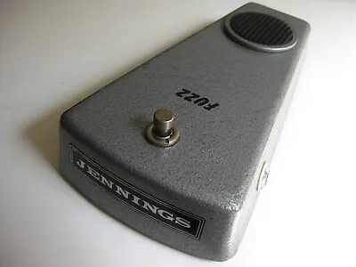 Vintage 60's Jennings Fuzz Guitar Effect Pedal England • $1850