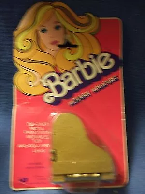 1976 Barbie Modern Miniatures Die Cast Metal Piano NIP Durham #5 • $9.99