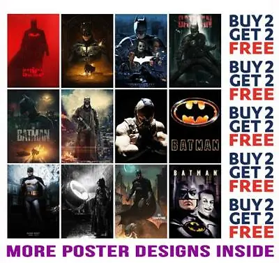 The Batman Poster Art Print Bane Joker Harley A4 A3 Size Buy 2 Get Any 2 Free • £6.97